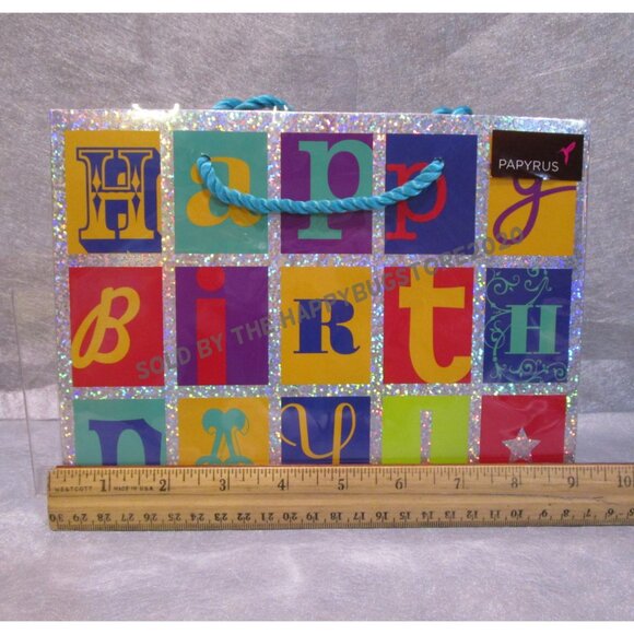 Papyrus HAPPY BIRTHDAY GREETING CARD-GIFT BAG FOR HIM-Hawaiian shirts- HANDMADE - Picture 3 of 10